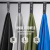 imageVENTURE 4TH  4pcs Quick Dry Towels Microfiber Travel Towels Ideal for Camping Hiking Backpacking Gym Lightweight ampamp Fast Drying Travel Towels for Body Compact ampamp Easy to Pack  4 Pack Extra Large4pack Multicolor