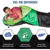 imageVENTURE 4TH Backpacking Sleeping Bag  XXL Double and Single Sizes  Lightweight Warm ampamp Cold Weather Sleeping Bags for Adults Kids ampamp Couples  Ideal for Hiking Camping ampamp Outdoor Adventures40lbs  GreenGray