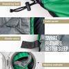 imageVENTURE 4TH Backpacking Sleeping Bag  XXL Double and Single Sizes  Lightweight Warm ampamp Cold Weather Sleeping Bags for Adults Kids ampamp Couples  Ideal for Hiking Camping ampamp Outdoor Adventures45lbs  GreenGray