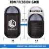 imageVENTURE 4TH Backpacking Sleeping Bag  XXL Double and Single Sizes  Lightweight Warm ampamp Cold Weather Sleeping Bags for Adults Kids ampamp Couples  Ideal for Hiking Camping ampamp Outdoor Adventures30lbs  BlackSilver