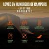 imageVENTURE 4TH Backpacking Sleeping Bag  XXL Double and Single Sizes  Lightweight Warm ampamp Cold Weather Sleeping Bags for Adults Kids ampamp Couples  Ideal for Hiking Camping ampamp Outdoor Adventures45lbs  OrangeGray