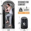 imageVENTURE 4TH Backpacking Sleeping Bag  XXL Double and Single Sizes  Lightweight Warm ampamp Cold Weather Sleeping Bags for Adults Kids ampamp Couples  Ideal for Hiking Camping ampamp Outdoor Adventures45lbs  SilverGray