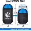 imageVENTURE 4TH Backpacking Sleeping Bag  XXL Double and Single Sizes  Lightweight Warm ampamp Cold Weather Sleeping Bags for Adults Kids ampamp Couples  Ideal for Hiking Camping ampamp Outdoor Adventures40lbs  BlueBlack