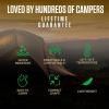 imageVENTURE 4TH Backpacking Sleeping Bag  XXL Double and Single Sizes  Lightweight Warm ampamp Cold Weather Sleeping Bags for Adults Kids ampamp Couples  Ideal for Hiking Camping ampamp Outdoor Adventures45lbs  GreenGray