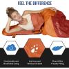 imageVENTURE 4TH Backpacking Sleeping Bag  XXL Double and Single Sizes  Lightweight Warm ampamp Cold Weather Sleeping Bags for Adults Kids ampamp Couples  Ideal for Hiking Camping ampamp Outdoor Adventures30lbs  OrangeBlack
