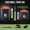 imageVENTURE 4TH Backpacking Sleeping Bag  XXL Double and Single Sizes  Lightweight Warm ampamp Cold Weather Sleeping Bags for Adults Kids ampamp Couples  Ideal for Hiking Camping ampamp Outdoor Adventures45lbs  OrangeGray