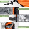imageVENTURE 4TH Backpacking Sleeping Bag  XXL Double and Single Sizes  Lightweight Warm ampamp Cold Weather Sleeping Bags for Adults Kids ampamp Couples  Ideal for Hiking Camping ampamp Outdoor Adventures45lbs  OrangeGray