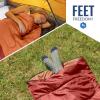 imageVENTURE 4TH Backpacking Sleeping Bag  XXL Double and Single Sizes  Lightweight Warm ampamp Cold Weather Sleeping Bags for Adults Kids ampamp Couples  Ideal for Hiking Camping ampamp Outdoor Adventures30lbs  OrangeBlack