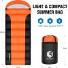 imageVENTURE 4TH Backpacking Sleeping Bag  XXL Double and Single Sizes  Lightweight Warm ampamp Cold Weather Sleeping Bags for Adults Kids ampamp Couples  Ideal for Hiking Camping ampamp Outdoor Adventures30lbs  OrangeBlack