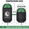imageVENTURE 4TH Backpacking Sleeping Bag  XXL Double and Single Sizes  Lightweight Warm ampamp Cold Weather Sleeping Bags for Adults Kids ampamp Couples  Ideal for Hiking Camping ampamp Outdoor Adventures40lbs  GreenGray