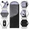 imageVENTURE 4TH Backpacking Sleeping Bag  XXL Double and Single Sizes  Lightweight Warm ampamp Cold Weather Sleeping Bags for Adults Kids ampamp Couples  Ideal for Hiking Camping ampamp Outdoor Adventures30lbs  BlackSilver
