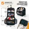 imageVENTURE 4TH Hanging Travel Toiletry Bag for Women ampamp Men  Travel Organizer with Expandable Compartments ampamp Removable Clear Pouch for Toiletries PurpleMintSurfing Vibes