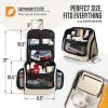 imageVENTURE 4TH Hanging Travel Toiletry Bag for Women ampamp Men  Travel Organizer with Expandable Compartments ampamp Removable Clear Pouch for Toiletries PurpleMintBeige