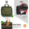 imageVENTURE 4TH Hanging Travel Toiletry Bag for Women ampamp Men  Travel Organizer with Expandable Compartments ampamp Removable Clear Pouch for Toiletries RedForest Green