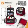 imageVENTURE 4TH Hanging Travel Toiletry Bag for Women ampamp Men  Travel Organizer with Expandable Compartments ampamp Removable Clear Pouch for Toiletries PurpleMintRed