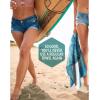 imageVENTURE 4TH Microfiber Beach Towel QuickDry Compact SandFree Absorbent Sandproof and Lightweight  Perfect for Camping Beach and Roadtrips Midnight Bloom Design  35x78 inchesBlue Mandala