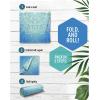imageVENTURE 4TH Microfiber Beach Towel QuickDry Compact SandFree Absorbent Sandproof and Lightweight  Perfect for Camping Beach and Roadtrips Midnight Bloom Design  35x78 inchesBlue Mandala