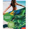 imageVENTURE 4TH Microfiber Beach Towel QuickDry Compact SandFree Absorbent Sandproof and Lightweight  Perfect for Camping Beach and Roadtrips Midnight Bloom Design  35x78 inchesTurtle Bay