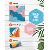 imageVENTURE 4TH Microfiber Beach Towel QuickDry Compact SandFree Absorbent Sandproof and Lightweight  Perfect for Camping Beach and Roadtrips Midnight Bloom Design  35x78 inchesSkys the Limit