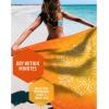 imageVENTURE 4TH Microfiber Beach Towel QuickDry Compact SandFree Absorbent Sandproof and Lightweight  Perfect for Camping Beach and Roadtrips Midnight Bloom Design  35x78 inchesOrange Mandala
