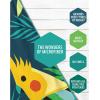 imageVENTURE 4TH Microfiber Beach Towel QuickDry Compact SandFree Absorbent Sandproof and Lightweight  Perfect for Camping Beach and Roadtrips Midnight Bloom Design  35x78 inchesNavy Cockatoo