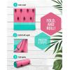 imageVENTURE 4TH Microfiber Beach Towel QuickDry Compact SandFree Absorbent Sandproof and Lightweight  Perfect for Camping Beach and Roadtrips Midnight Bloom Design  35x78 inchesWatermelon