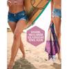 imageVENTURE 4TH Microfiber Beach Towel QuickDry Compact SandFree Absorbent Sandproof and Lightweight  Perfect for Camping Beach and Roadtrips Midnight Bloom Design  35x78 inchesBohemian Summer