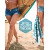 imageVENTURE 4TH Microfiber Beach Towel QuickDry Compact SandFree Absorbent Sandproof and Lightweight  Perfect for Camping Beach and Roadtrips Midnight Bloom Design  35x78 inchesOcean Mandala