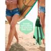 imageVENTURE 4TH Microfiber Beach Towel QuickDry Compact SandFree Absorbent Sandproof and Lightweight  Perfect for Camping Beach and Roadtrips Midnight Bloom Design  35x78 inchesTropical Scent