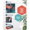 imageVENTURE 4TH Microfiber Beach Towel QuickDry Compact SandFree Absorbent Sandproof and Lightweight  Perfect for Camping Beach and Roadtrips Midnight Bloom Design  35x78 inchesNavy Flamingo