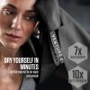 imageVENTURE 4TH Quick Dry Towel Microfiber Travel Towel Ideal for Camping Hiking Backpacking Gym Lightweight ampamp Fast Drying Travel Towels for Body Compact ampamp Easy to Pack  Light Gray Extra LargeBlack