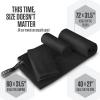 imageVENTURE 4TH Quick Dry Towel Microfiber Travel Towel Ideal for Camping Hiking Backpacking Gym Lightweight ampamp Fast Drying Travel Towels for Body Compact ampamp Easy to Pack  Light Gray Extra LargeBlack
