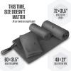 imageVENTURE 4TH Quick Dry Towel Microfiber Travel Towel Ideal for Camping Hiking Backpacking Gym Lightweight ampamp Fast Drying Travel Towels for Body Compact ampamp Easy to Pack  Light Gray Extra LargeCharcoal