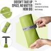 imageVENTURE 4TH Quick Dry Towel Microfiber Travel Towel Ideal for Camping Hiking Backpacking Gym Lightweight ampamp Fast Drying Travel Towels for Body Compact ampamp Easy to Pack  Light Gray Extra LargeLime