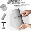 imageVENTURE 4TH Quick Dry Towel Microfiber Travel Towel Ideal for Camping Hiking Backpacking Gym Lightweight ampamp Fast Drying Travel Towels for Body Compact ampamp Easy to Pack  Light Gray Extra LargeLight Gray
