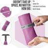imageVENTURE 4TH Quick Dry Towel Microfiber Travel Towel Ideal for Camping Hiking Backpacking Gym Lightweight ampamp Fast Drying Travel Towels for Body Compact ampamp Easy to Pack  Light Gray Extra LargePurple