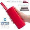 imageVENTURE 4TH Quick Dry Travel Towel  Fast Drying Ultra Soft Microfiber Towels  Essential for Camping Backpacking Yoga Swimming Gym Sports and Beach  3 Compact SizesRed White
