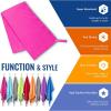 imageVENTURE 4TH Quick Dry Travel Towel  Fast Drying Ultra Soft Microfiber Towels  Essential for Camping Backpacking Yoga Swimming Gym Sports and Beach  3 Compact SizesPink Gray