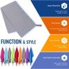 imageVENTURE 4TH Quick Dry Travel Towel  Fast Drying Ultra Soft Microfiber Towels  Essential for Camping Backpacking Yoga Swimming Gym Sports and Beach  3 Compact SizesGray Blue