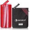 imageVENTURE 4TH Quick Dry Travel Towel  Fast Drying Ultra Soft Microfiber Towels  Essential for Camping Backpacking Yoga Swimming Gym Sports and Beach  3 Compact SizesRed White
