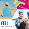 imageVENTURE 4TH Quick Dry Travel Towel  Fast Drying Ultra Soft Microfiber Towels  Essential for Camping Backpacking Yoga Swimming Gym Sports and Beach  3 Compact SizesBlue Pink