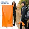 imageVENTURE 4TH Quick Dry Travel Towel  Fast Drying Ultra Soft Microfiber Towels  Essential for Camping Backpacking Yoga Swimming Gym Sports and Beach  3 Compact SizesOrange Gray