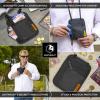 imageVENTURE 4TH RFID Blocking Travel Neck Wallet  Security Neck Pouch Passport Holder with Nylon Lining GreenEbony
