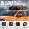 imageVENTURE 4TH Rooftop Cargo Carrier  21 Cubic Feet Waterproof Car Roof Cargo Bag with TieDown ampamp Compression Straps Fits Most Vehicles with or Without Roof Racks Sidebars ampamp Crossbars21 Cubic Feet