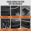 imageVENTURE 4TH Rooftop Cargo Carrier  21 Cubic Feet Waterproof Car Roof Cargo Bag with TieDown ampamp Compression Straps Fits Most Vehicles with or Without Roof Racks Sidebars ampamp Crossbars21 Cubic Feet