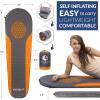 imageVENTURE 4TH Self Inflating Sleeping Pad  No Pump Required EasyInflate  Warm Quiet Supportive Mattress for a Comfortable Nights Sleep  Compact Ultralight Mat  Ideal For Backpacking and Camping