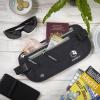 imageVENTURE 4TH Slim Minimalist Design RFID Money Belt with RFID Blocking Sleeves for Men and Women  Ideal for Keeping Your Cash Credit Card Passport Phone Secure When Traveling  BrownBlack