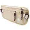 imageVENTURE 4TH Travel Money Belt  Slim Passport Holder RFID Blocking Travel Pouch to Protect Cash Credit Cards and Travel Documents BrownBeige