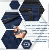 imageVENTURE 4TH Travel Money Belt  Slim Passport Holder RFID Blocking Travel Pouch to Protect Cash Credit Cards and Travel Documents BrownNavy Blue