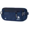 imageVENTURE 4TH Travel Money Belt  Slim Passport Holder RFID Blocking Travel Pouch to Protect Cash Credit Cards and Travel Documents BrownNavy Blue